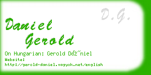 daniel gerold business card